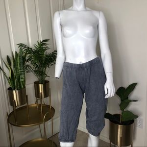 Space Grey Tie Dye Relaxed Lounge Midi Shorts